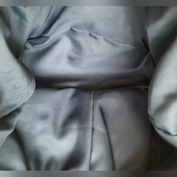 The SAK crochet purse blue w/brown/silver nwot - Picture 2 of 16